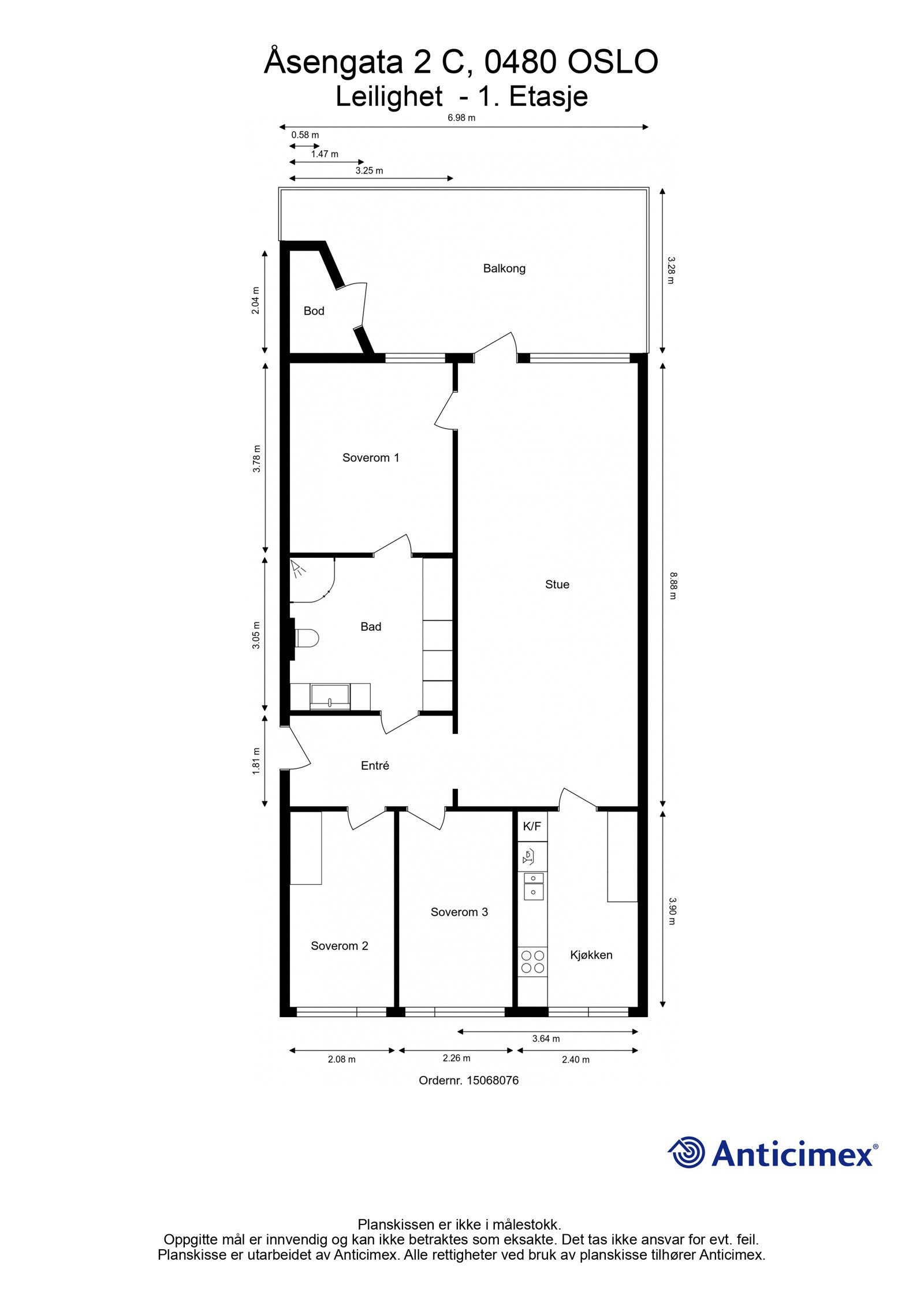 Planskisse. Galleribilde