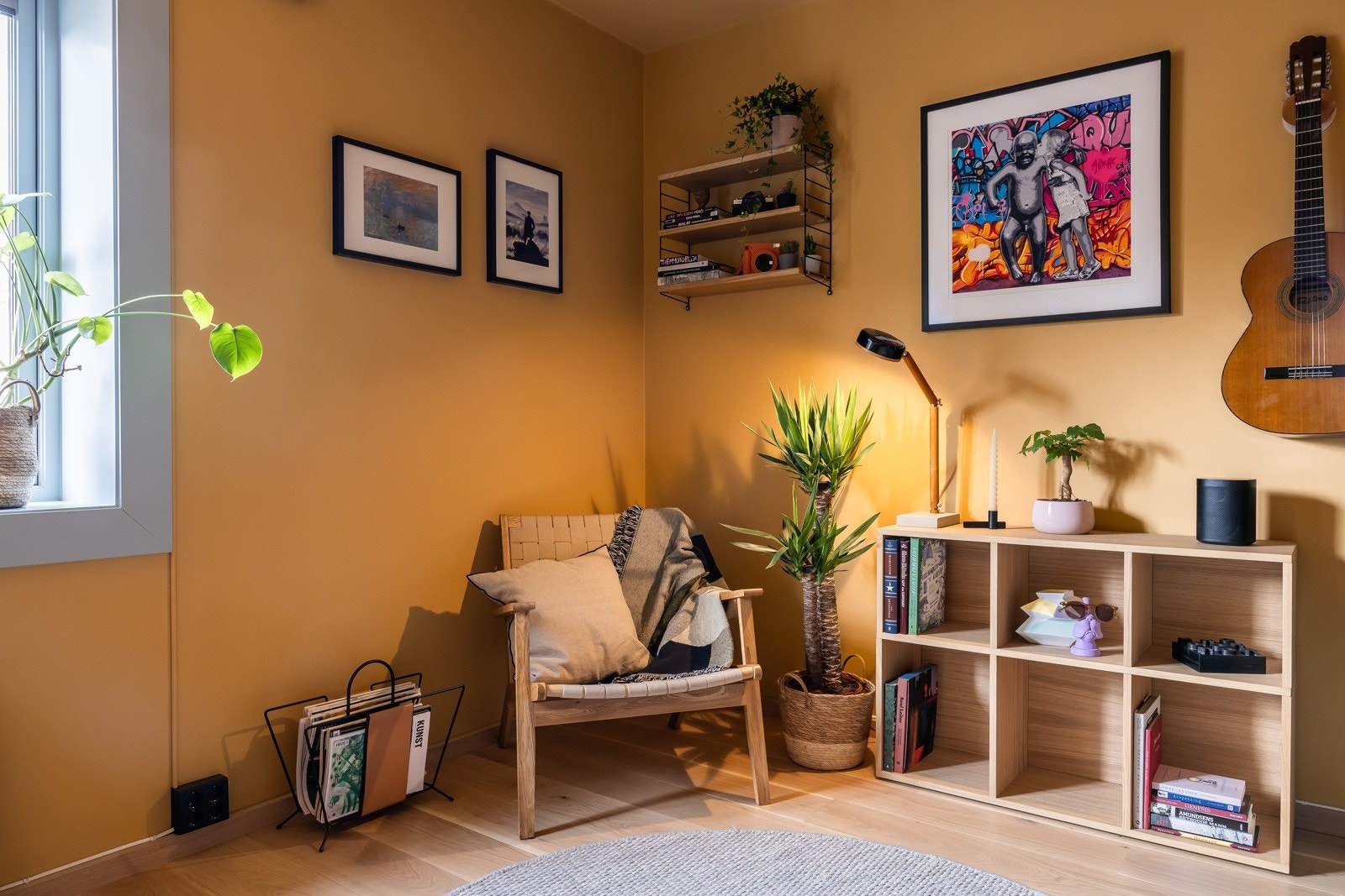 Dype malte vinduskarmer i samtlige rom. Galleribilde