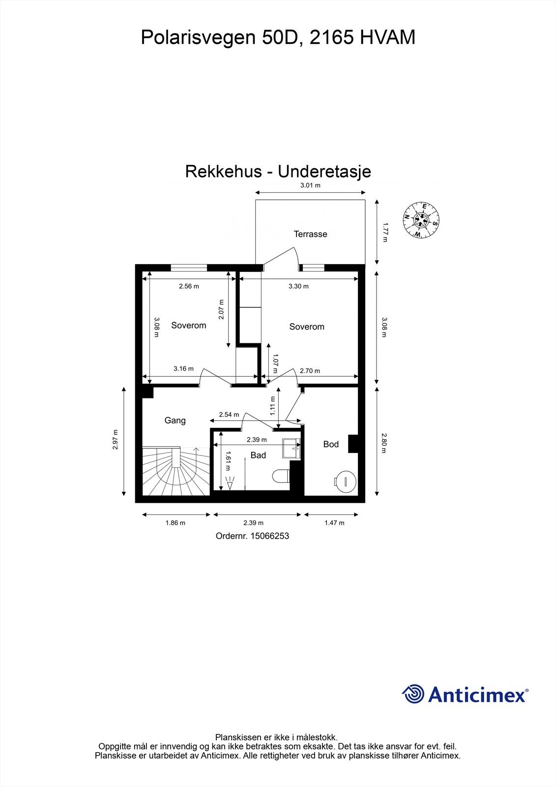 Plantegning Underetasje Galleribilde