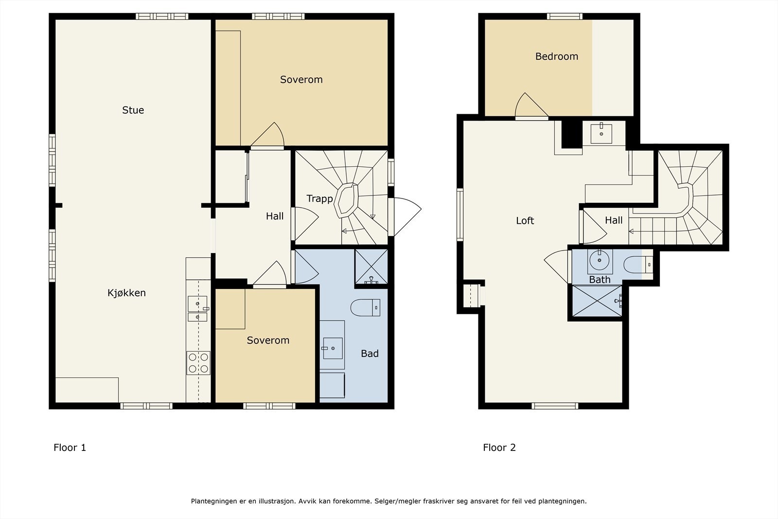 Planskisser Galleribilde