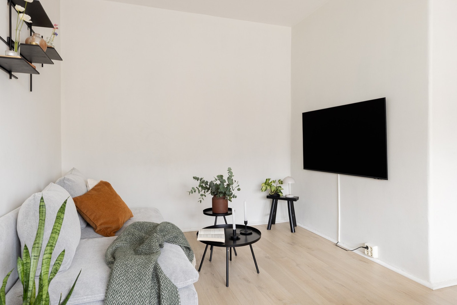 Leiligheten har en god takhøyde på opptil 2,64 meter. Galleribilde