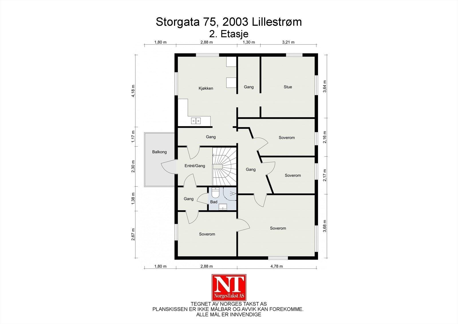 Plantegning - 2. etasje Galleribilde