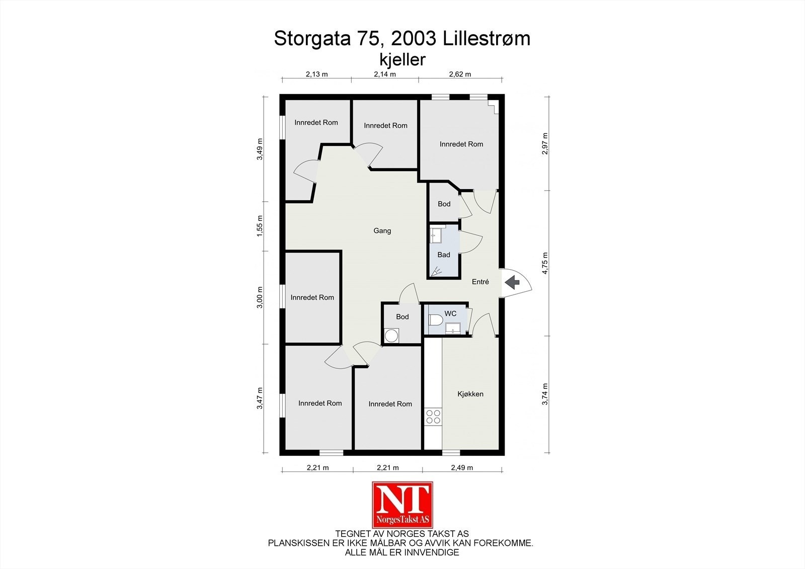 Plantegning - Kjeller Galleribilde