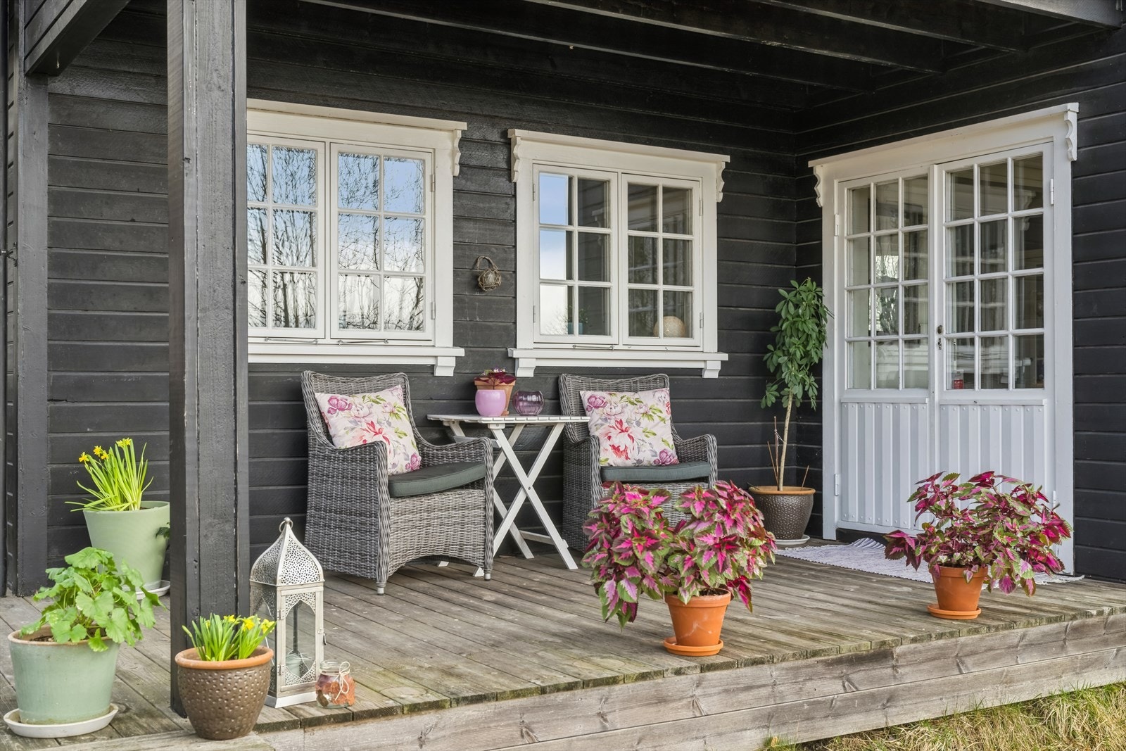 Terrassen ved vinterhagen Galleribilde