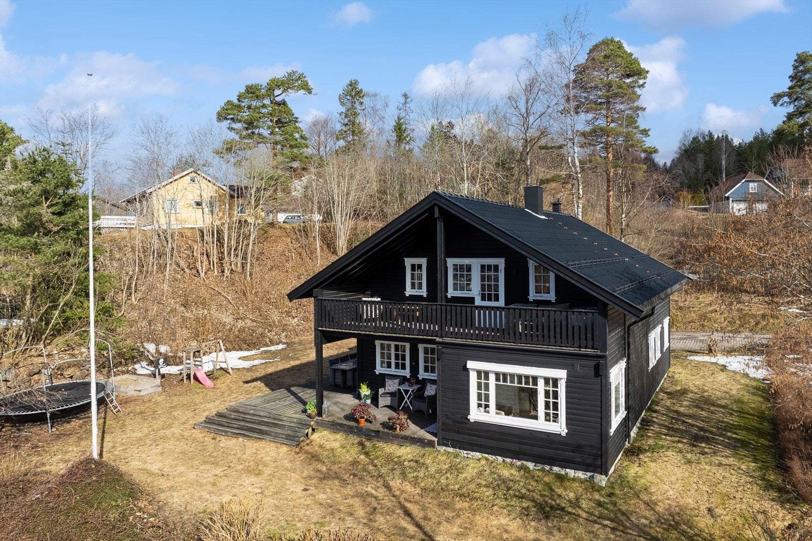 Drone fra hagesiden Galleribilde