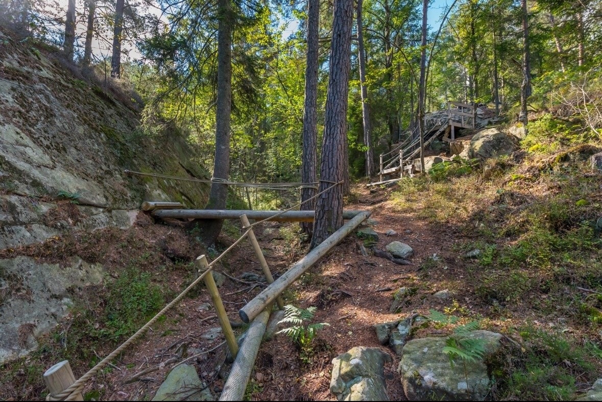 Hinderløype i nærområdet Galleribilde