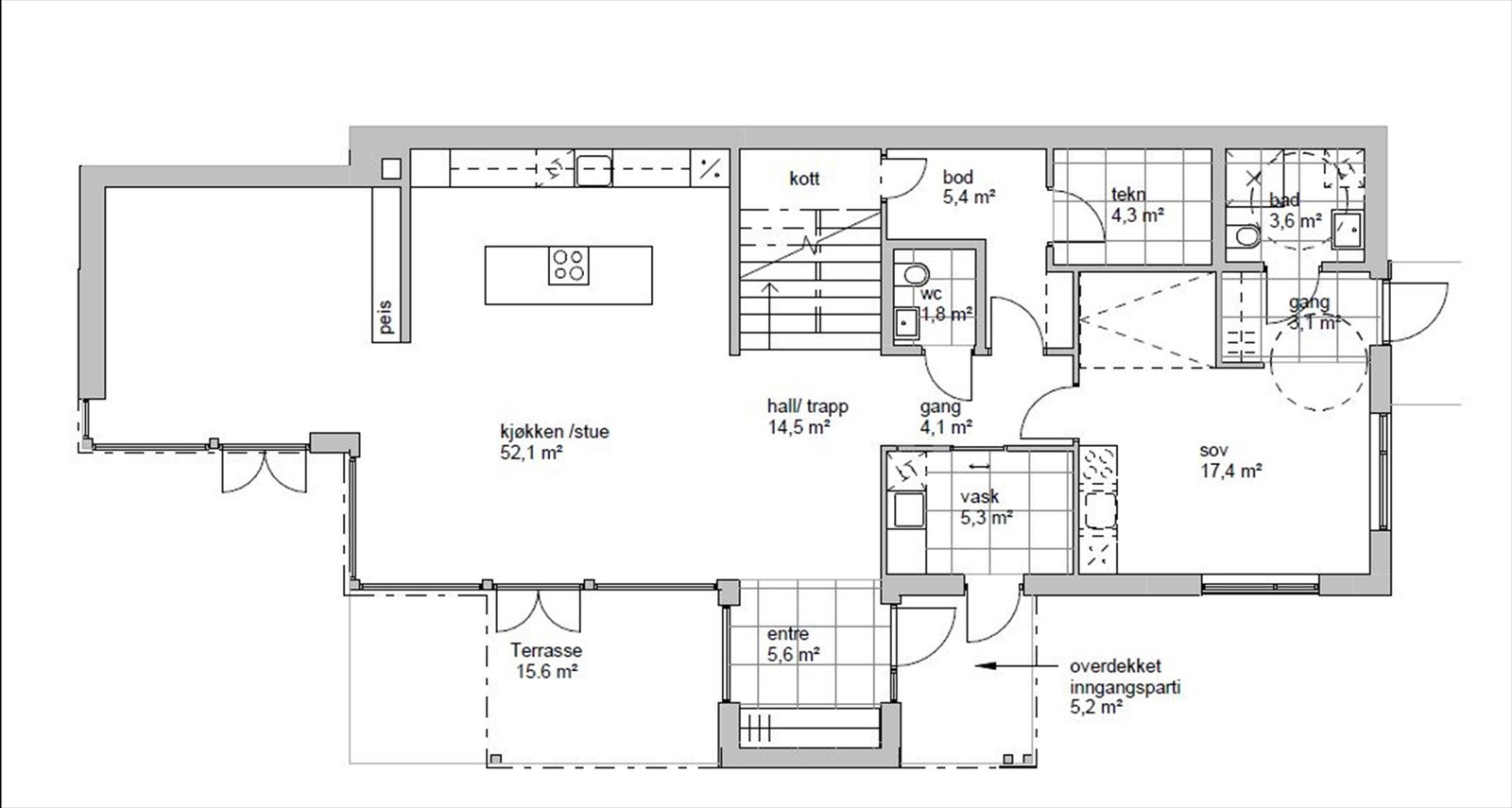 Plantegning Galleribilde