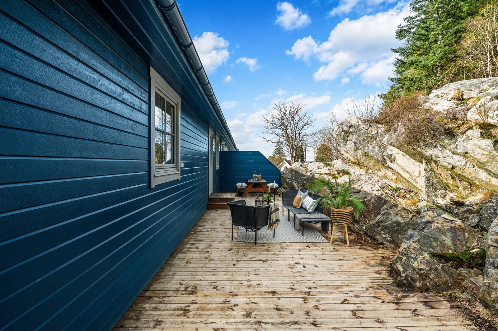 Gode soforhold på fine sommerdager ettermiddag/kveld Galleribilde