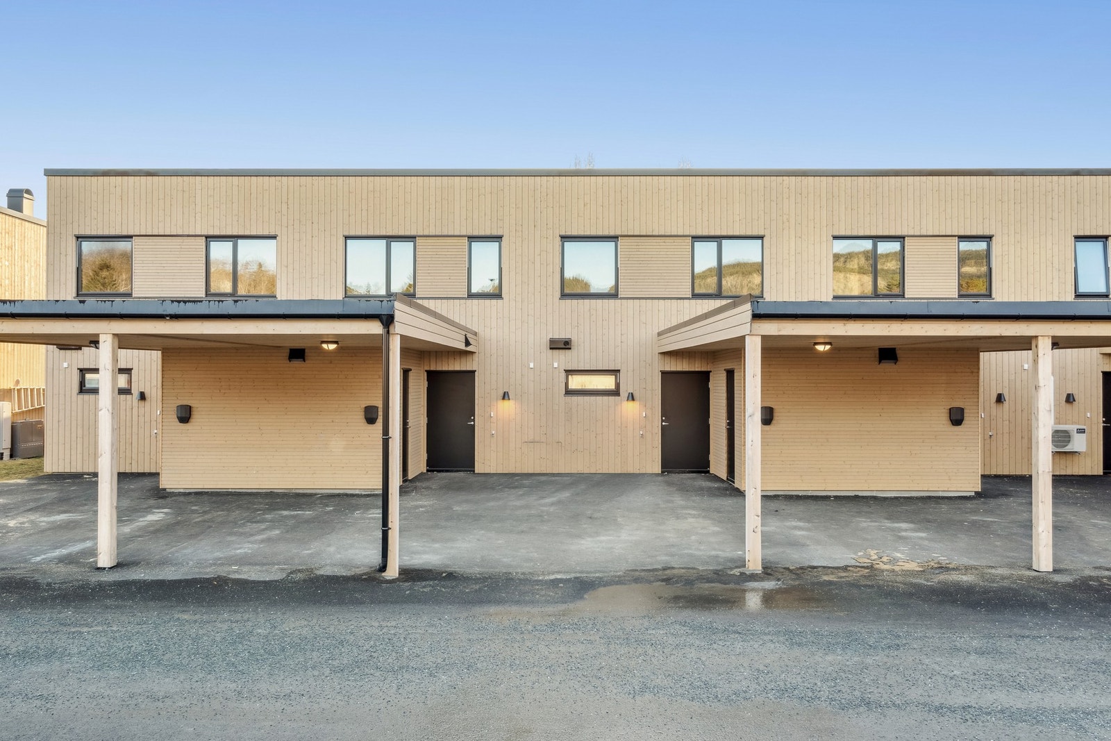 Nytt og arealeffektivt rekkehus med familievennlig beliggenhet på Kvislabakken, Stjørdal. Galleribilde