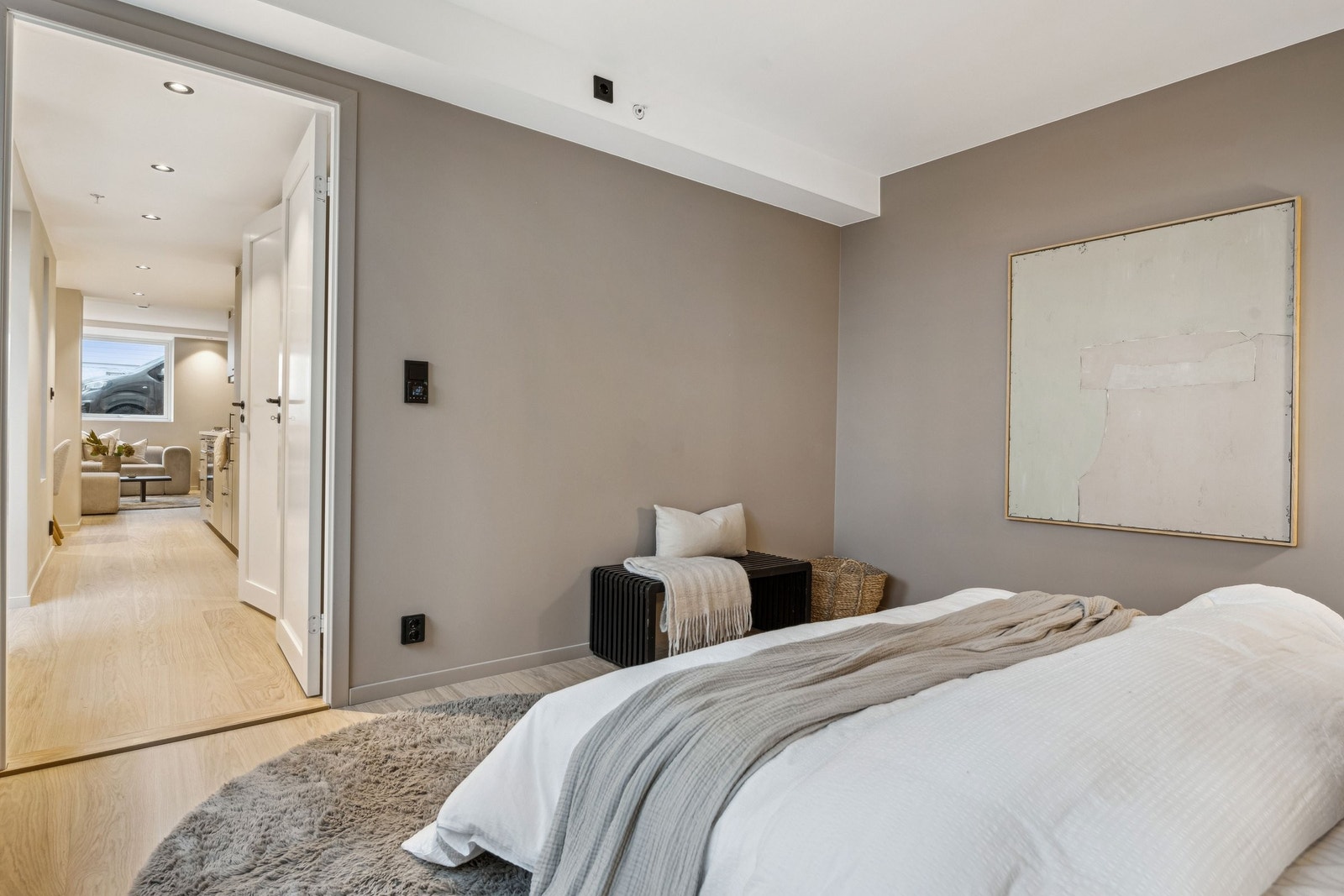 Romslig soverom Galleribilde