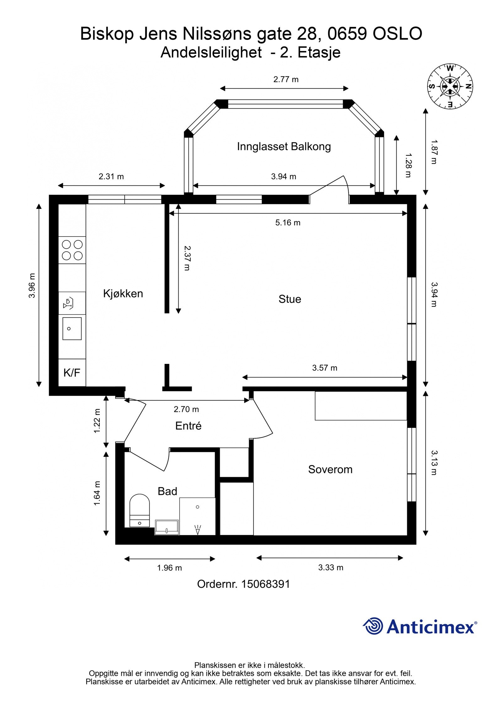 Plantegning - 2. Etasje Galleribilde
