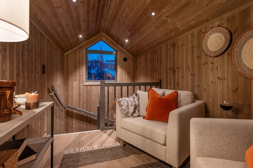 Over stua finner man en lekker og praktisk hemsstue Galleribilde