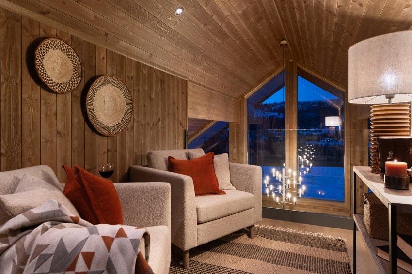 Over stua finner man en lekker og praktisk hemsstue Galleribilde