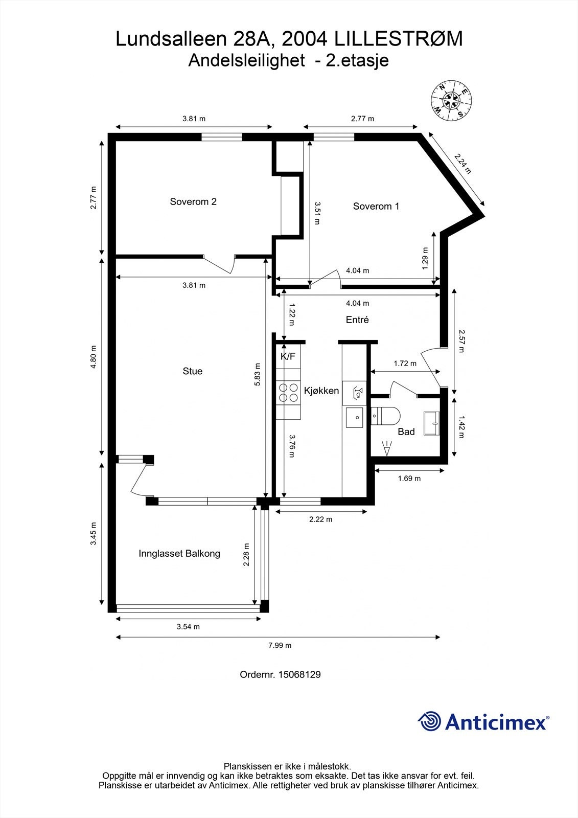 Plantegning Galleribilde