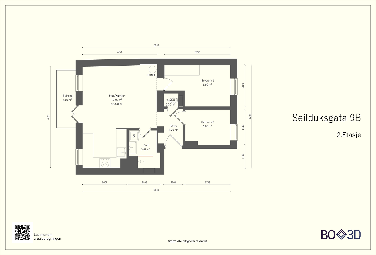 Plantegning. Galleribilde