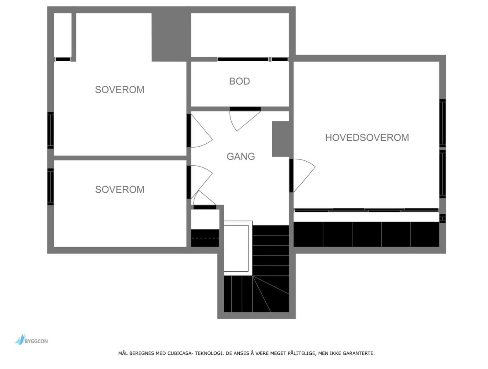 Plantegning loft Galleribilde