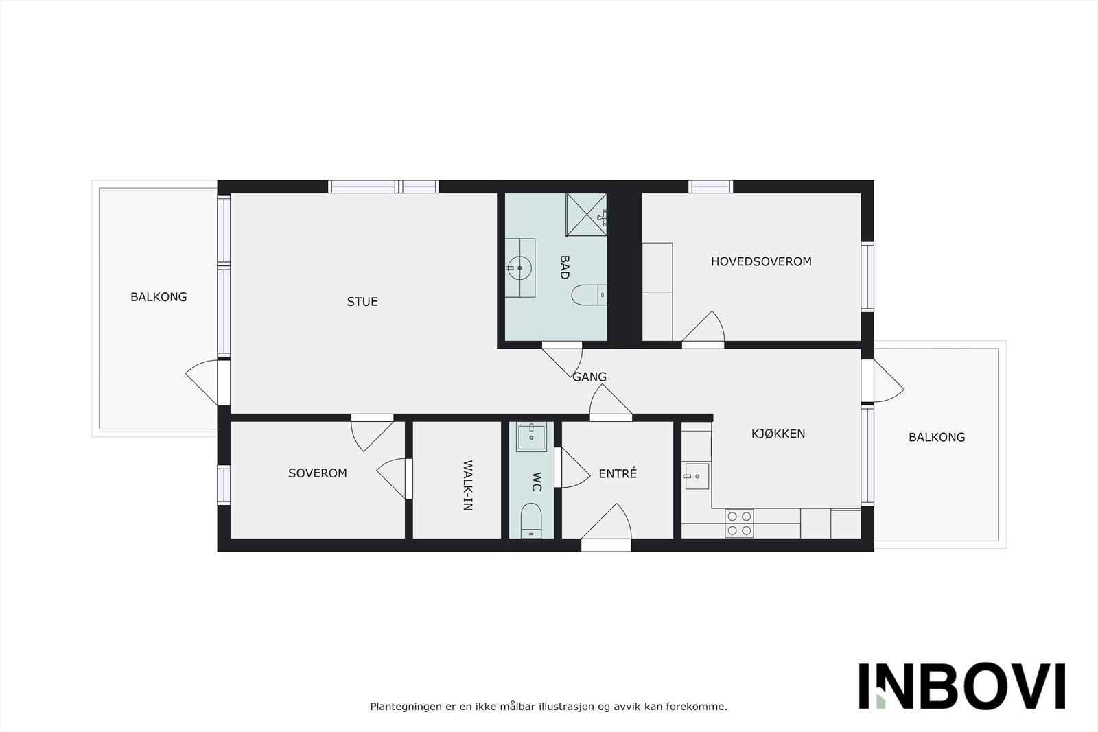 Plantegning Galleribilde