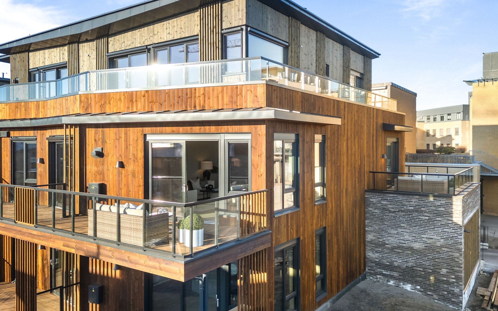 Beliggenheten gir gode solforhold på ettermiddag og kveld. Galleribilde