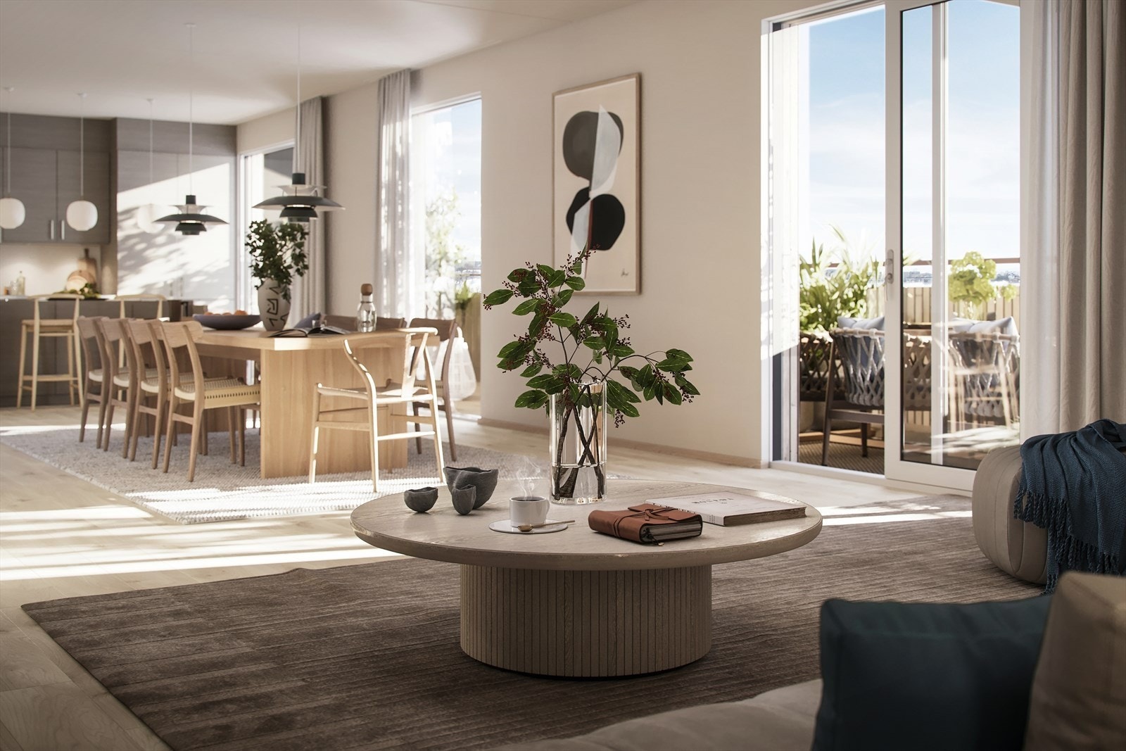 Illustrasjonsbilde stue Galleribilde