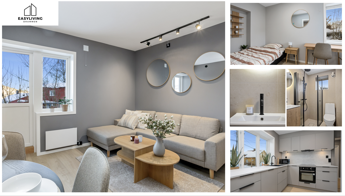 Velkommen til Easyliving - Drammens største private aktør av moderne møblerte hjem Galleribilde