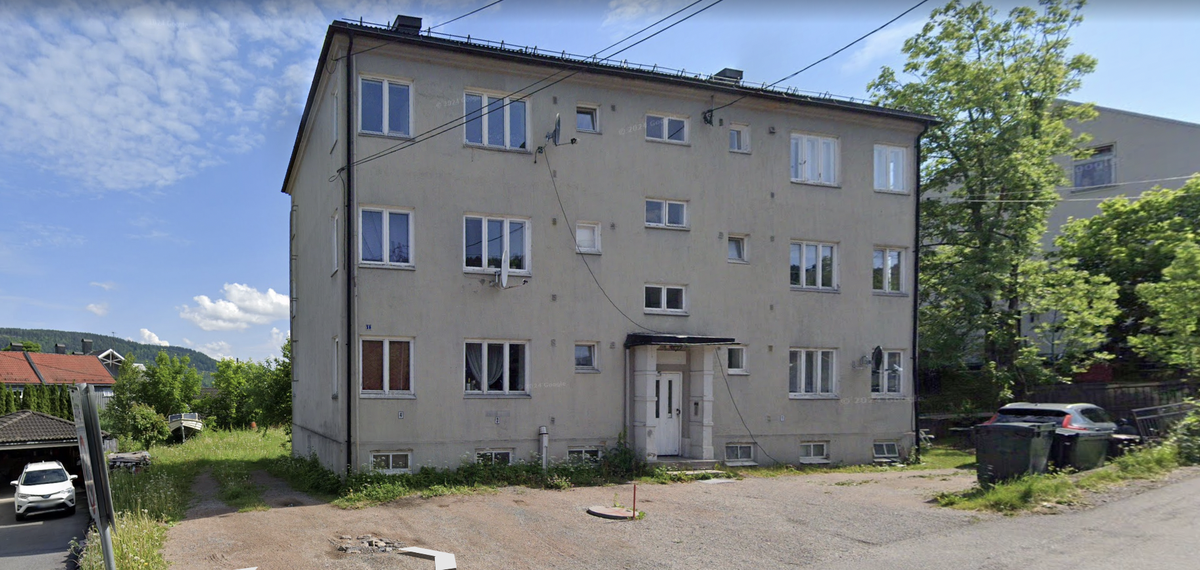 Det asfalteres i disse dager. Og skal males til sommeren Galleribilde