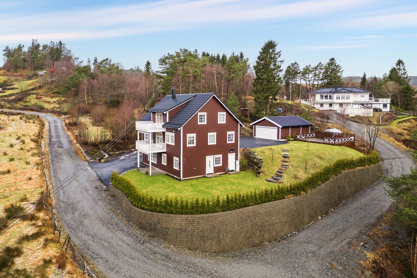 Eiendommen har en sentral beliggenhet på Dalstø Galleribilde