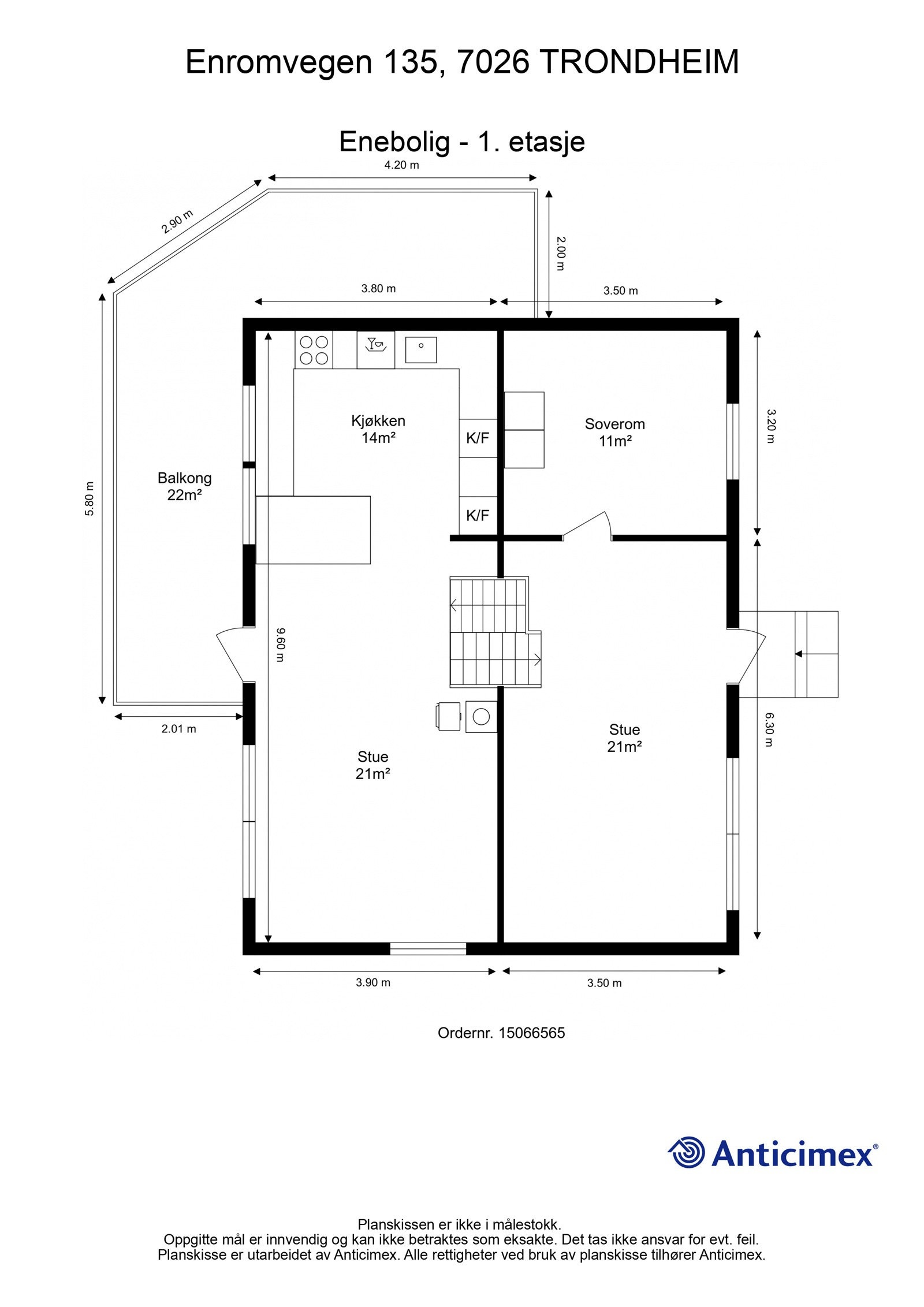 Plantegning - 1. etasje Galleribilde