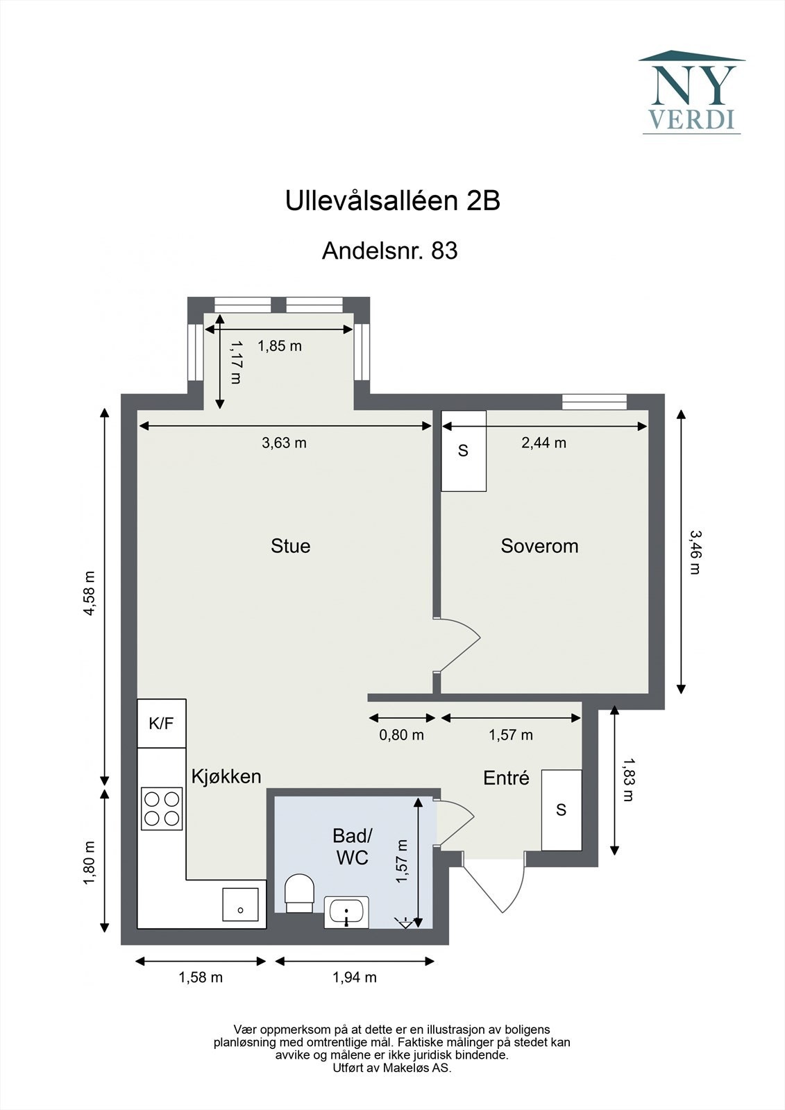 Plantegning Galleribilde