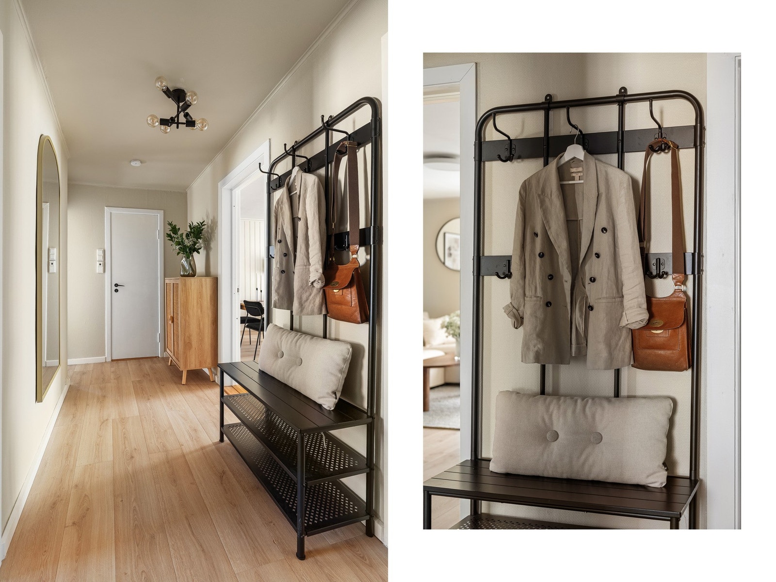 - Velkommen inn | Gangen gir deg et godt førsteinntrykk med god plass til ønsket garderobeløsning - Galleribilde