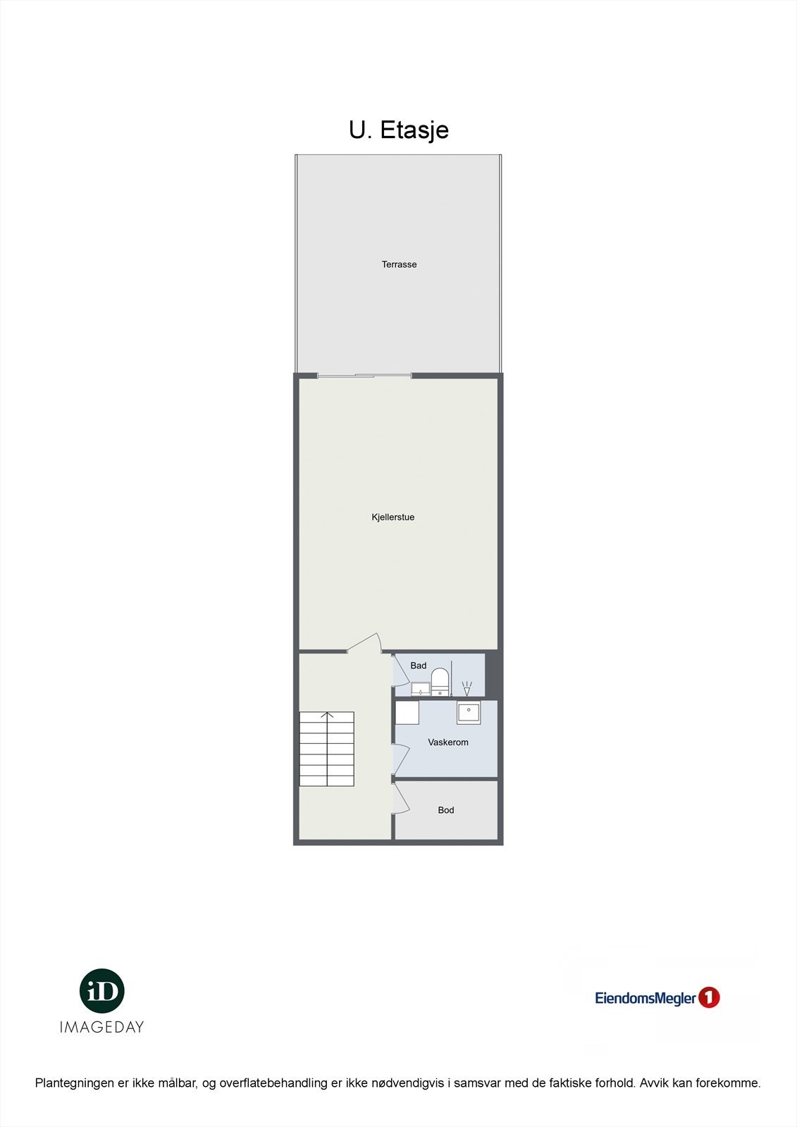 Plantegning U. Etasje. Galleribilde