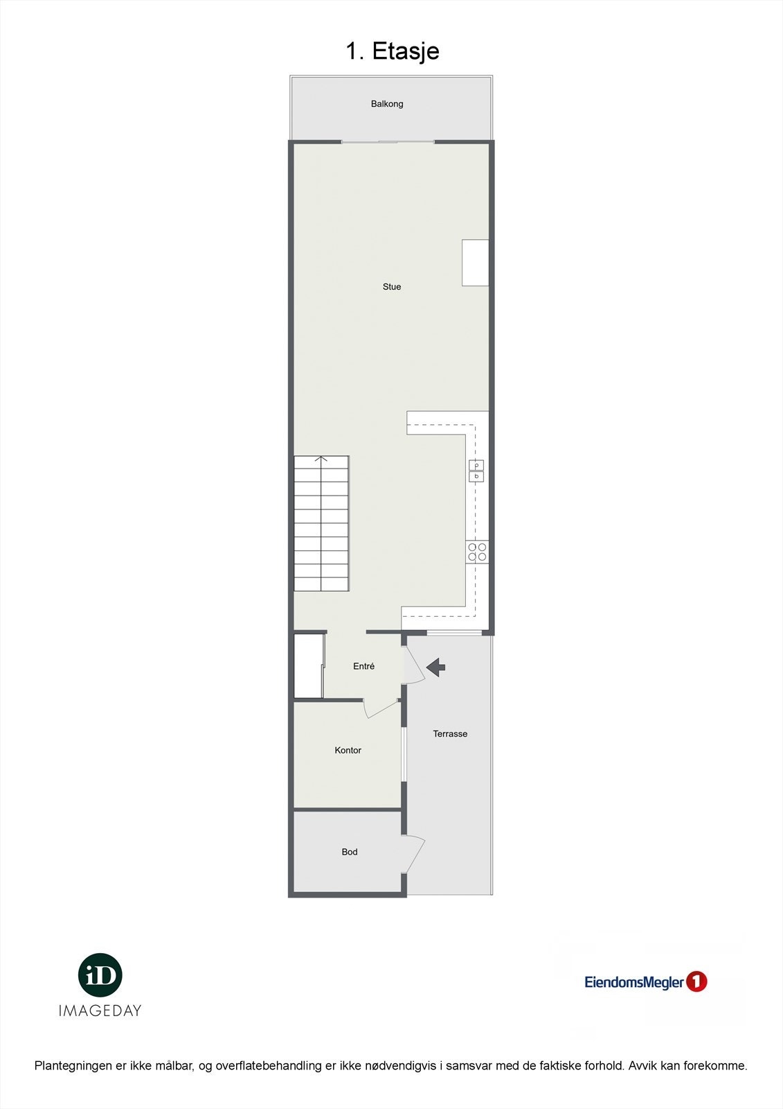 Plantegning 1. Etasje. Galleribilde