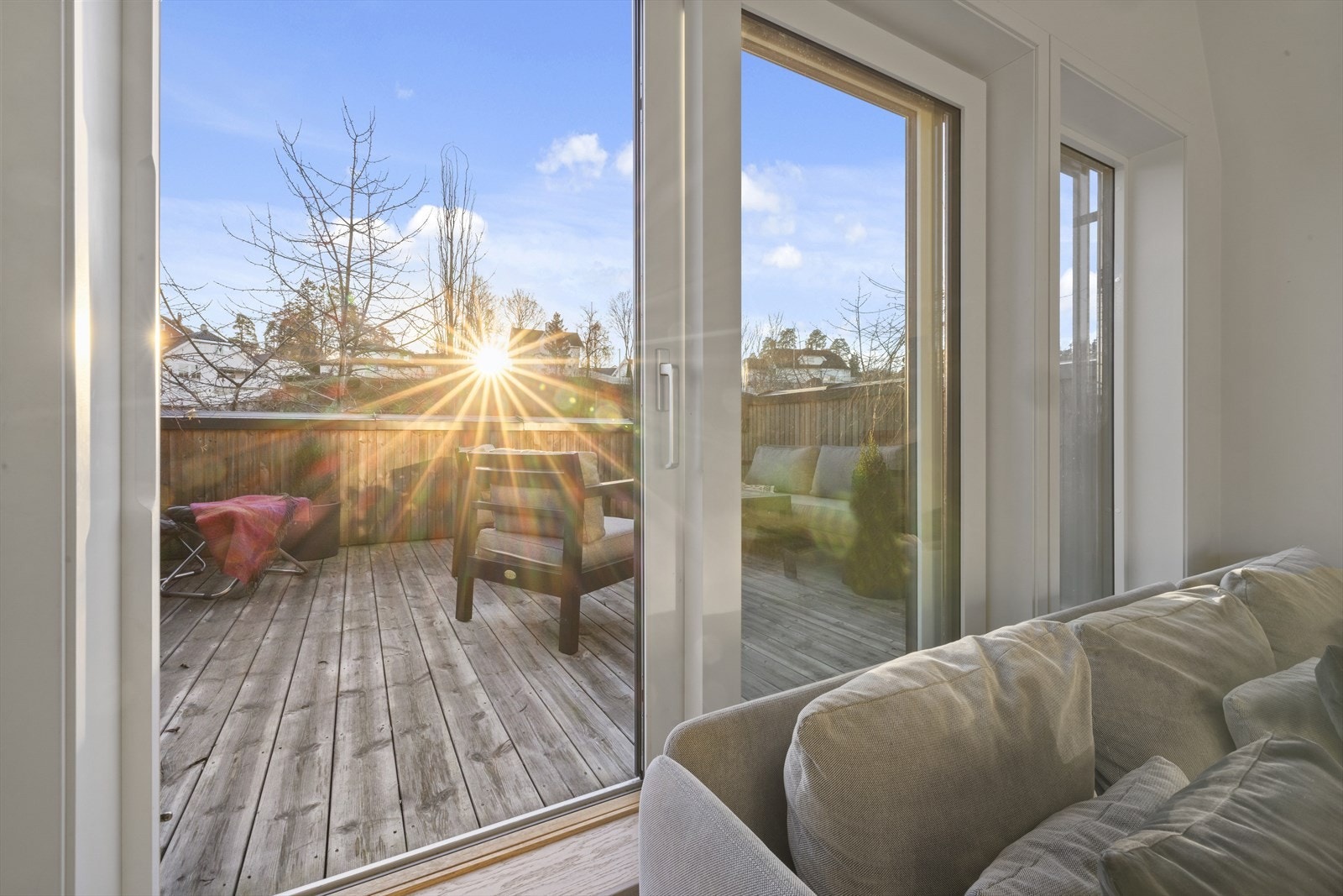 Loftstue med adkomst til takterrasse Galleribilde