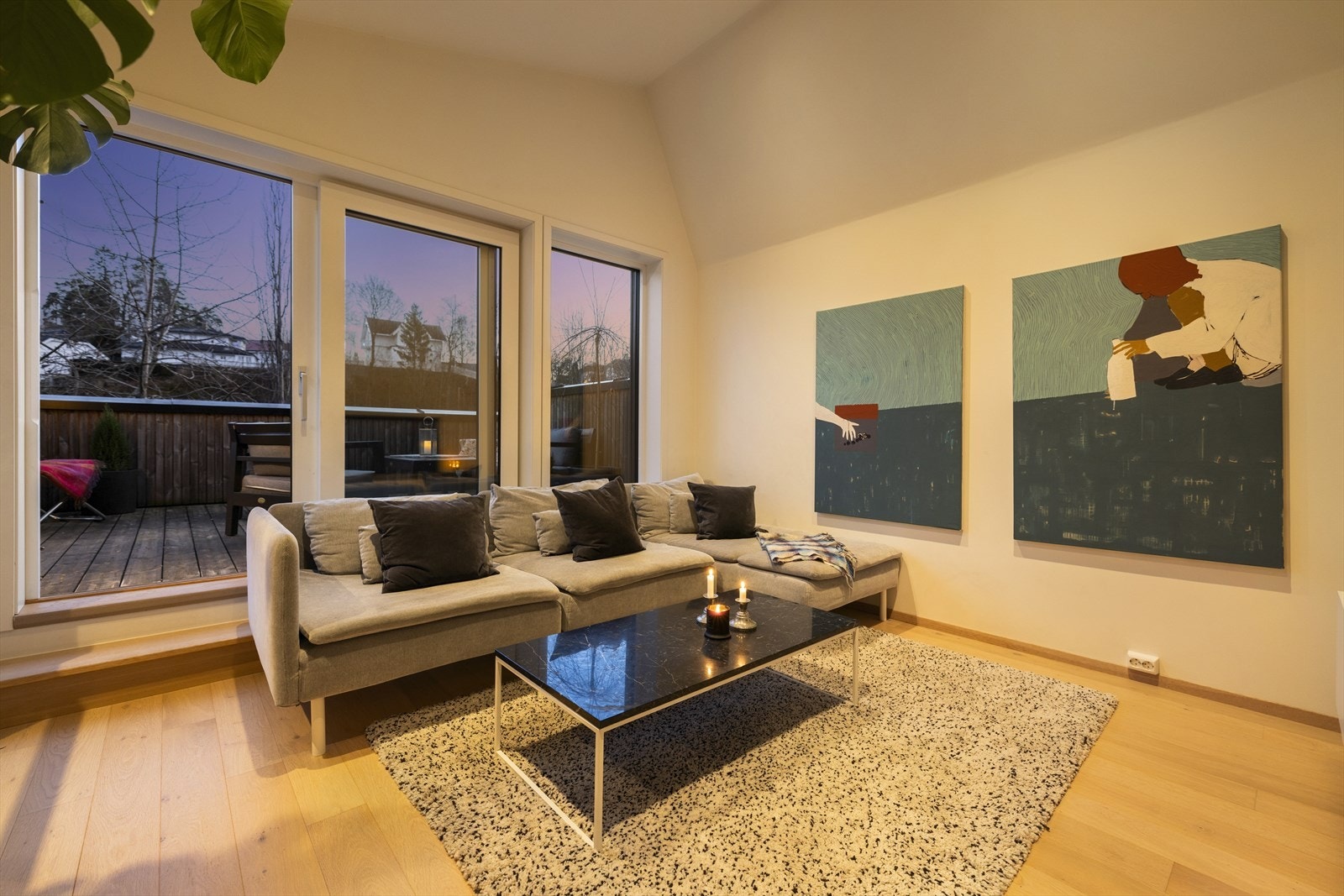 Kveldsstemning Galleribilde