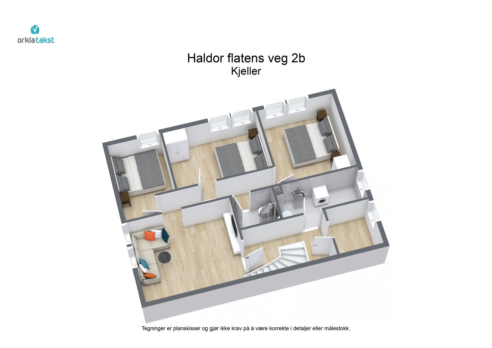 Planskisse Galleribilde