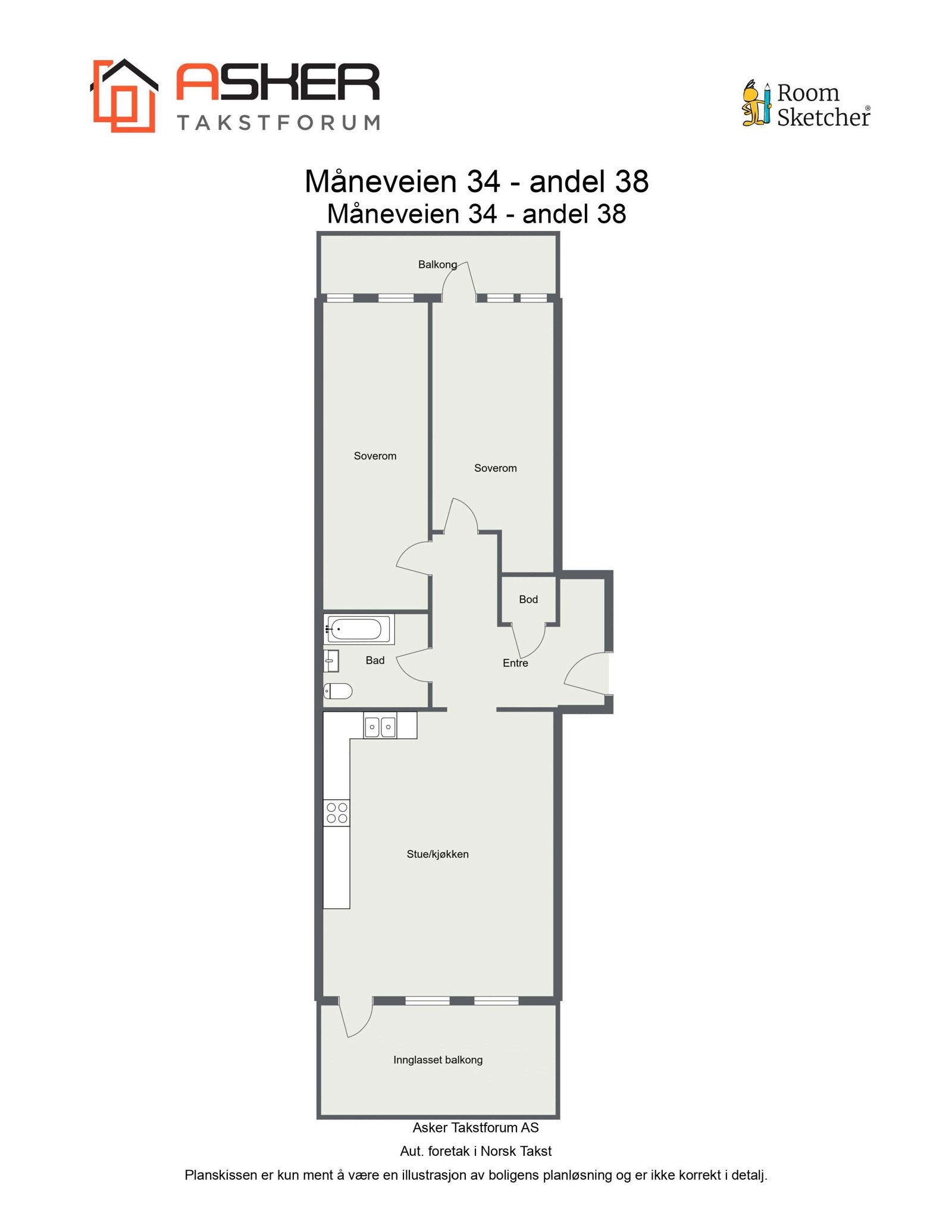 Planskisse Galleribilde