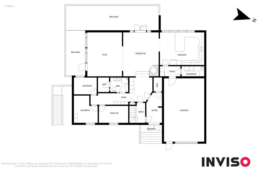 2D plan av 1.etg. Galleribilde