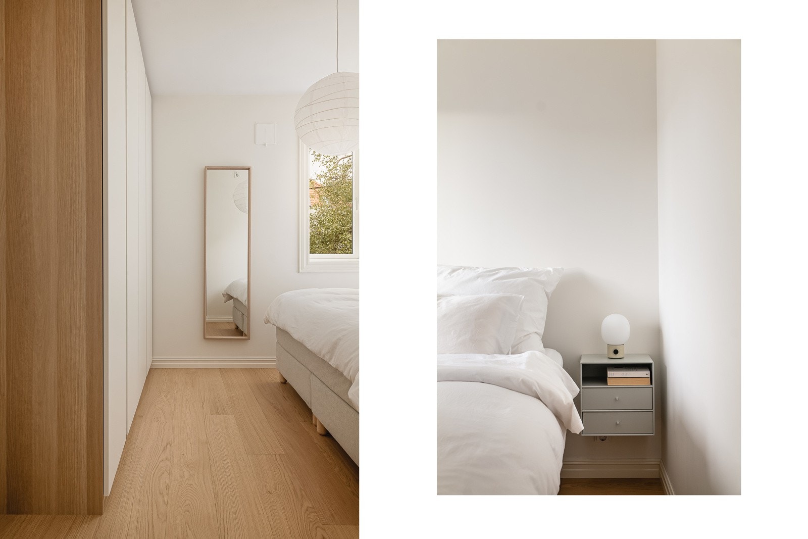 Her står det en 180 seng og det er god skapplass Galleribilde