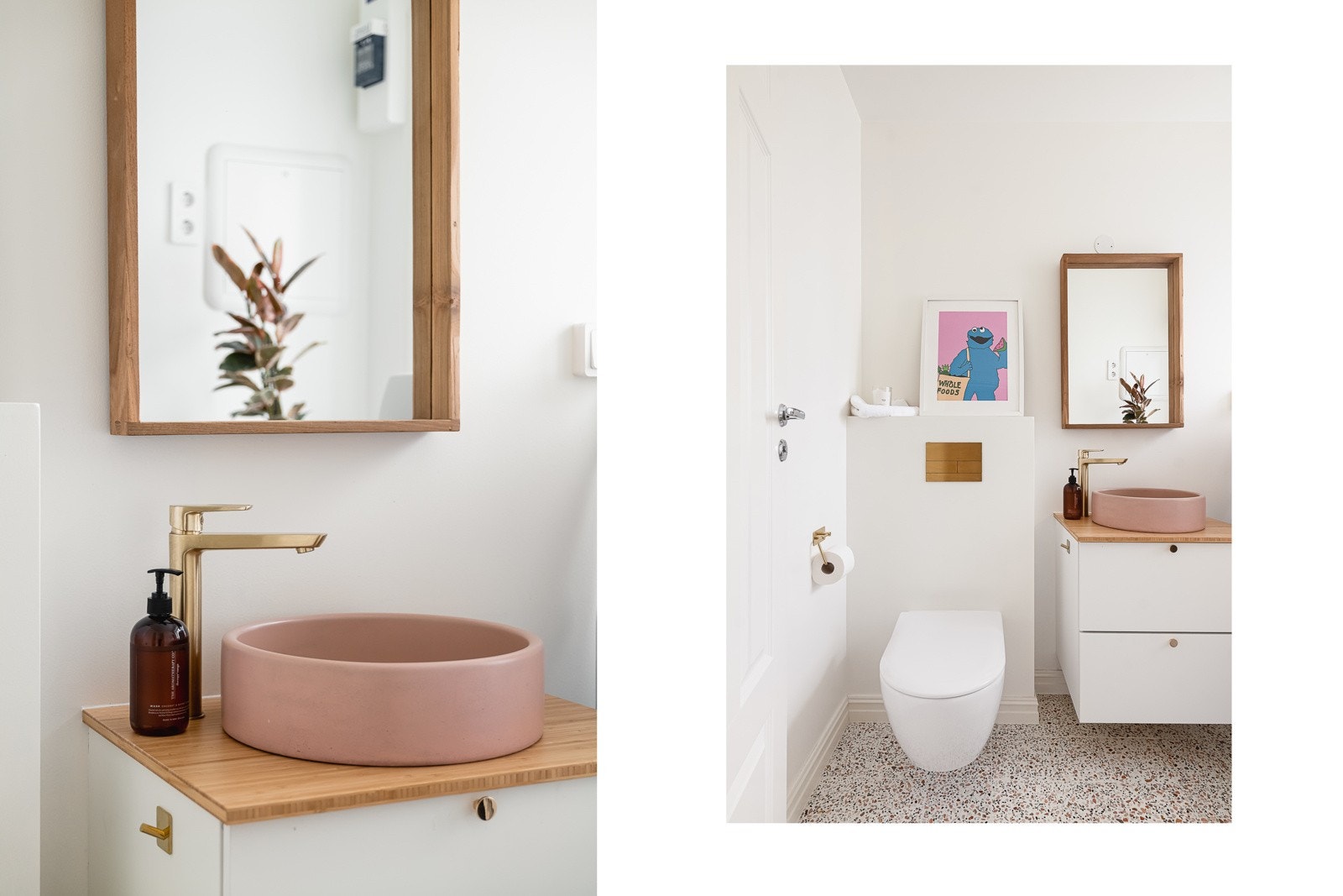 Foruten det lekre baderommet er det også separat vaskerom med eget toalett. Galleribilde