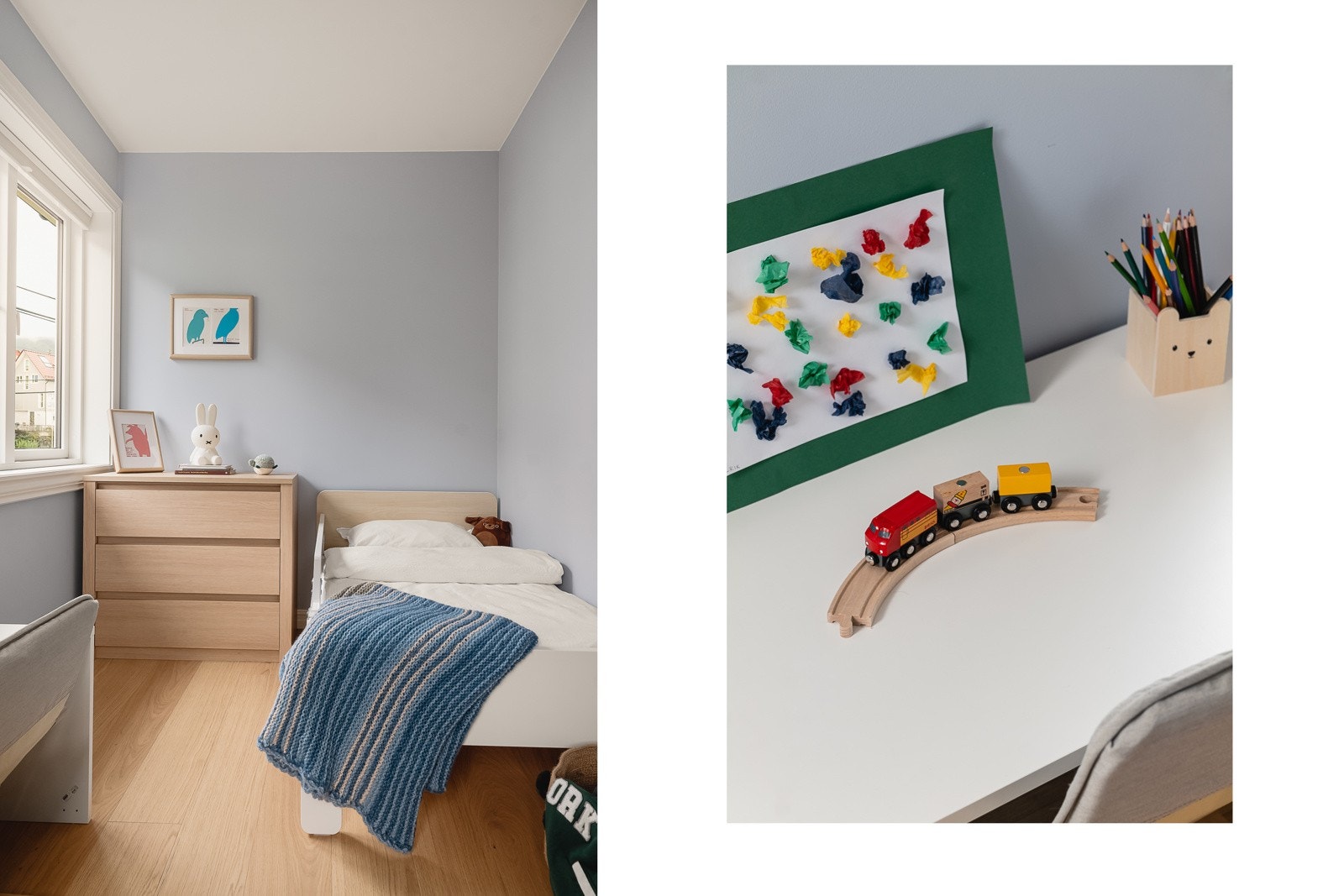 Med tre soverom, fin hage og nærhet til barnehager og Haukeland skole passer leiligheten fint til en liten familie. Galleribilde