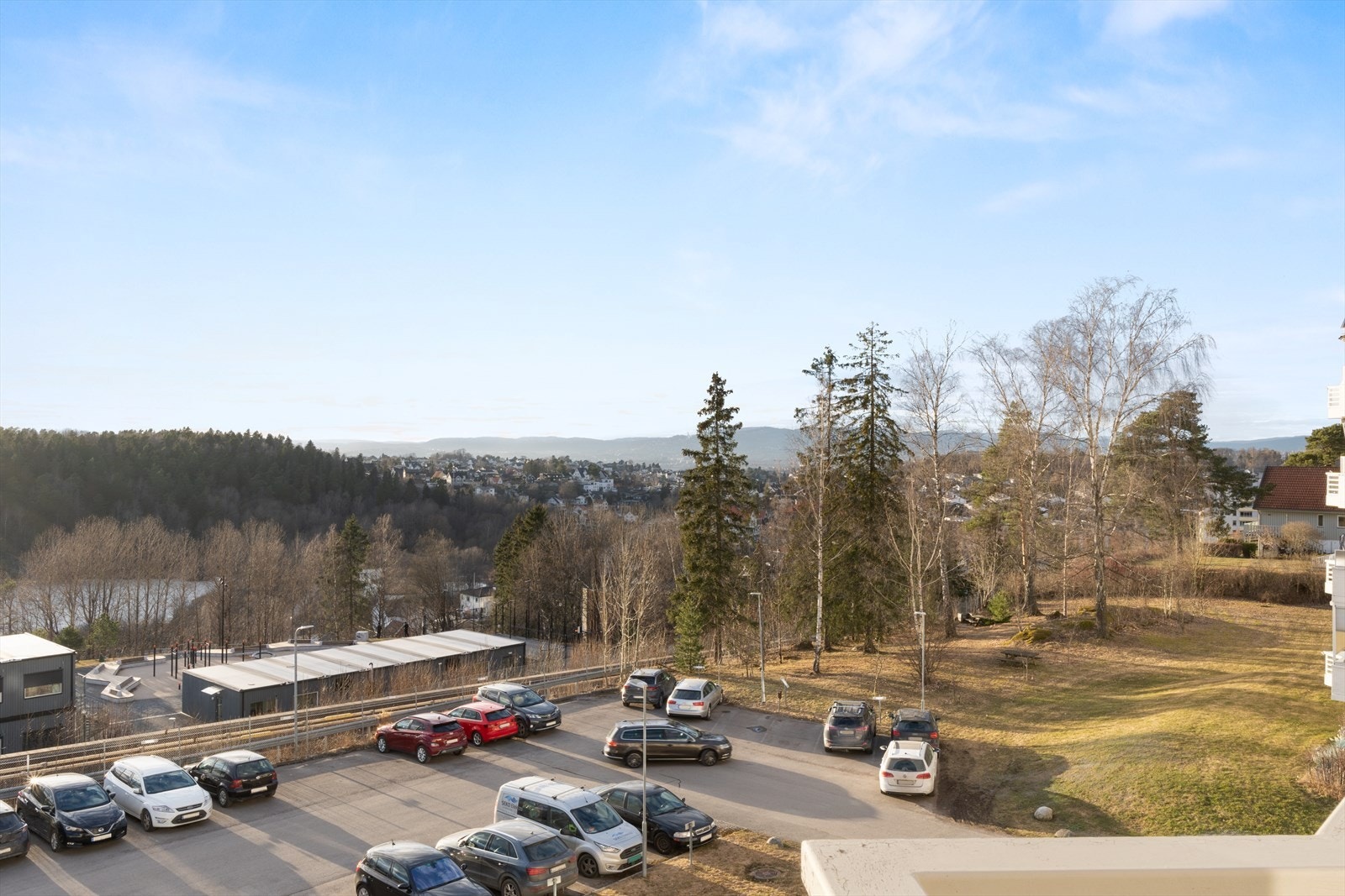 Utsikt fra balkongen. Galleribilde