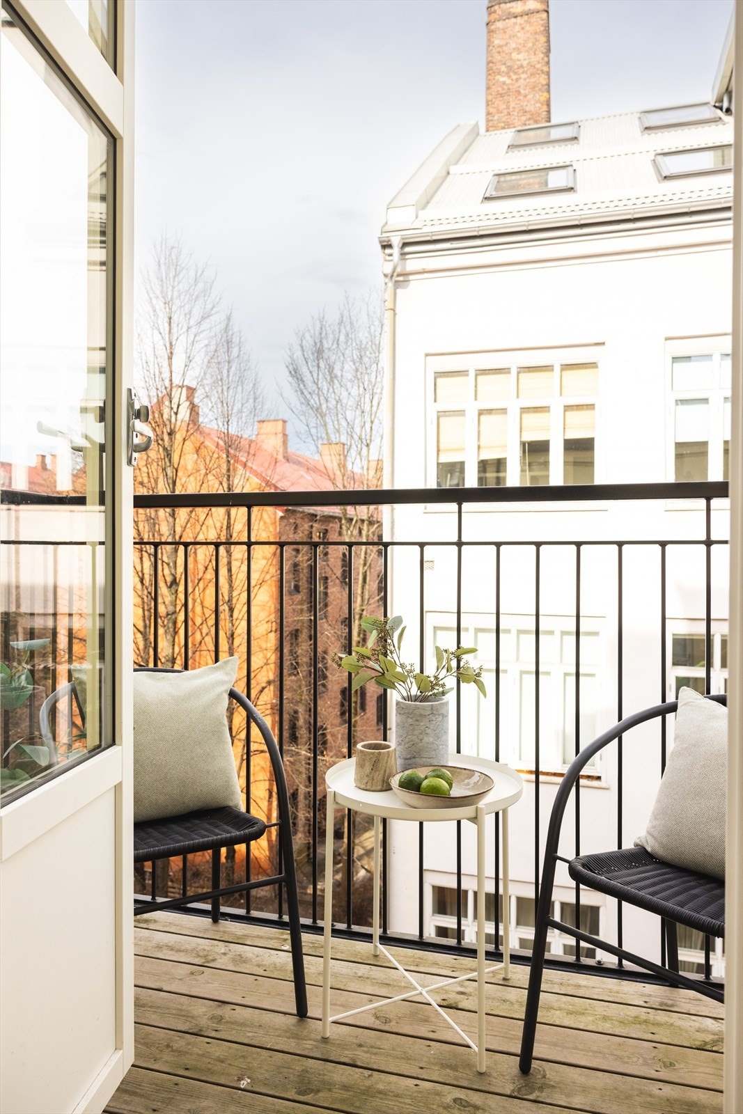 - Nordvestvendt balkong på ca. 3 kvm - Galleribilde