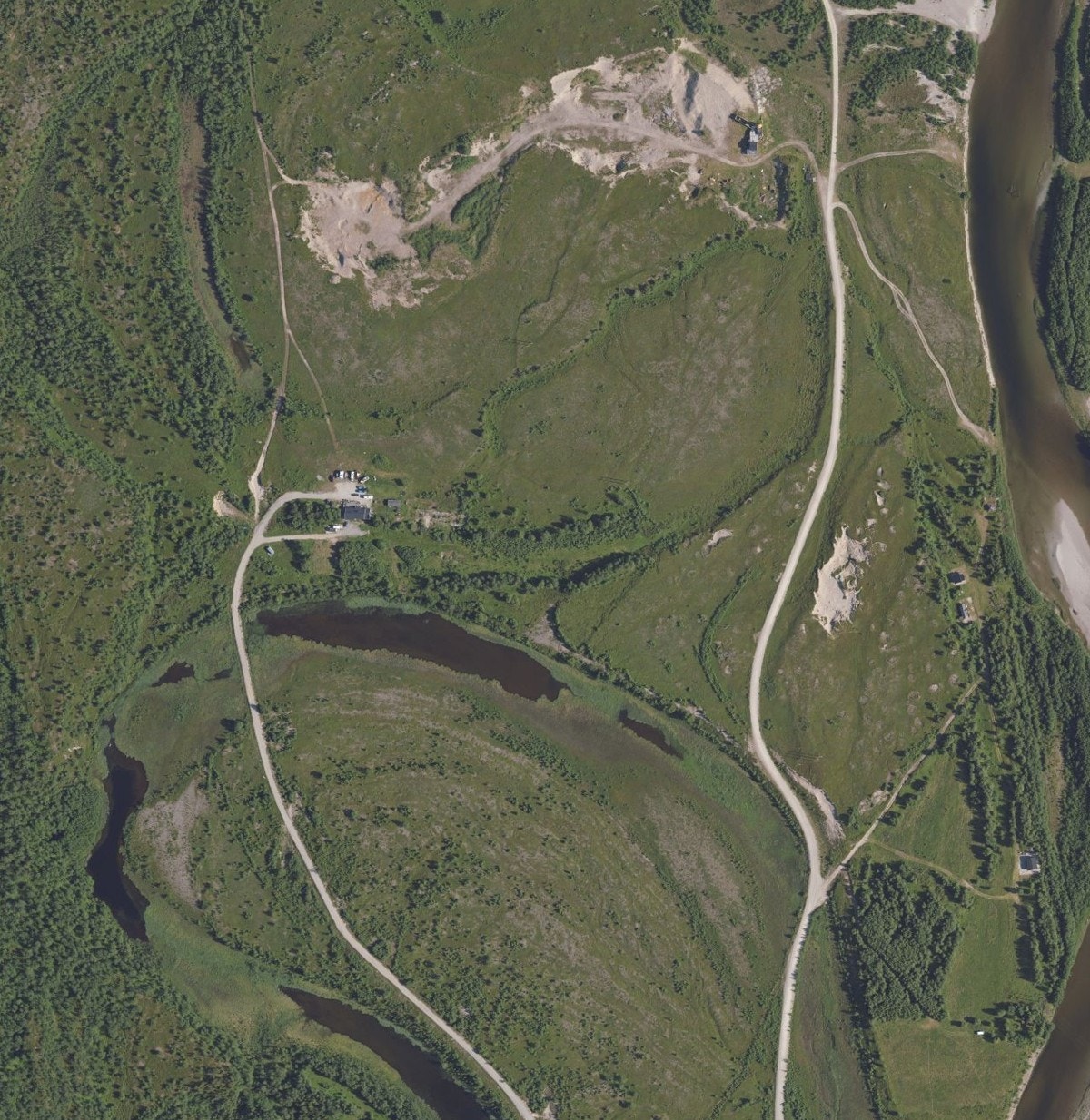 Flyfoto Norgeskart Galleribilde