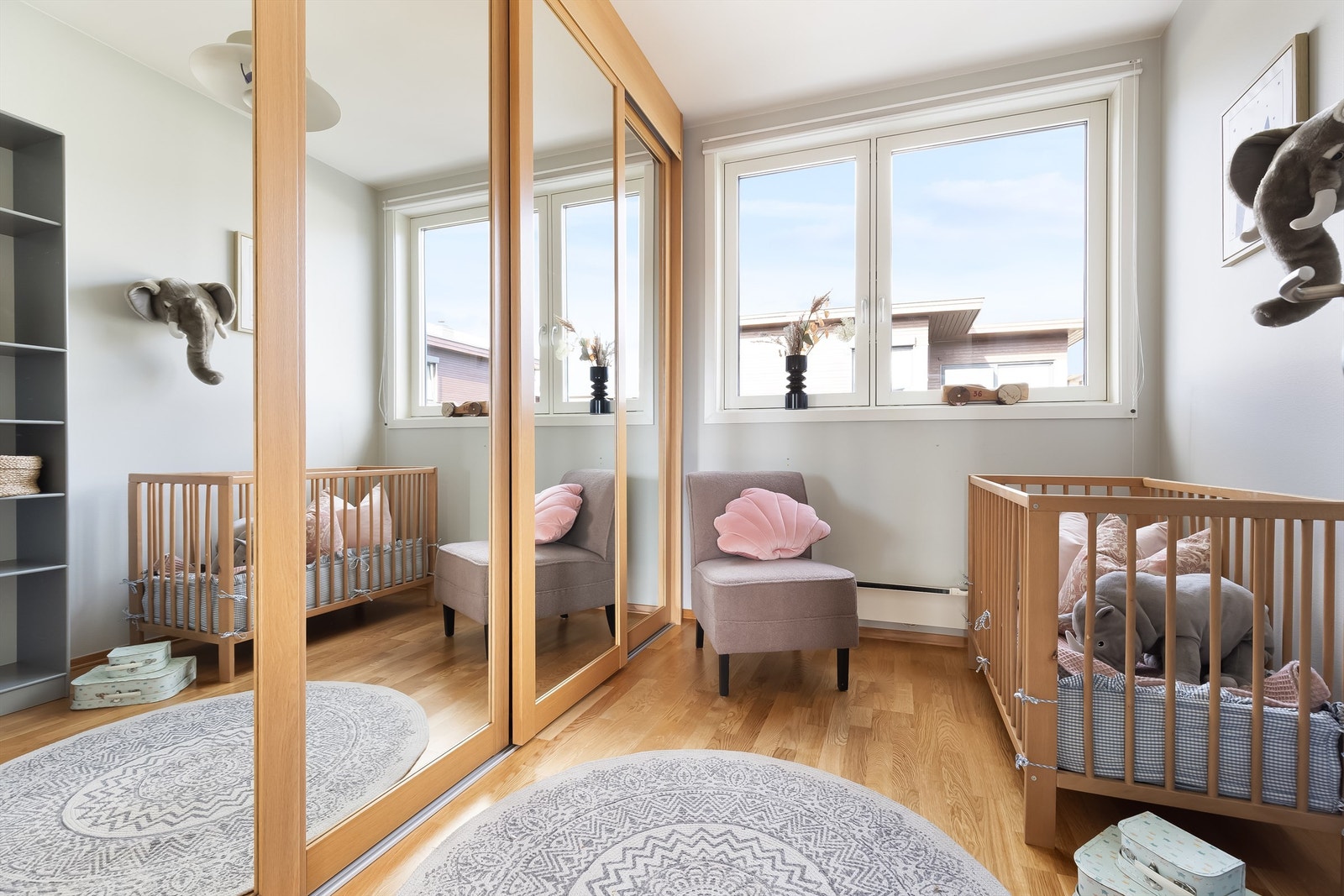 Rommene er perfekte til barnerom, gjesterom eller hjemmekontor. Galleribilde