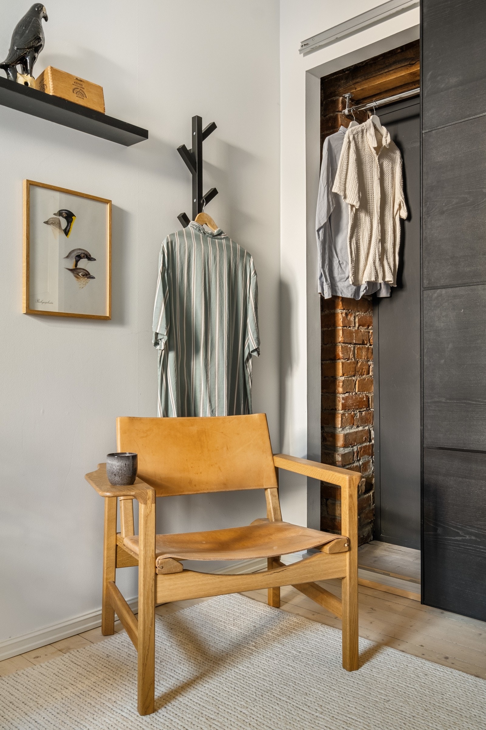 Hovedsoverommet har god plass til garderobeskap. Galleribilde