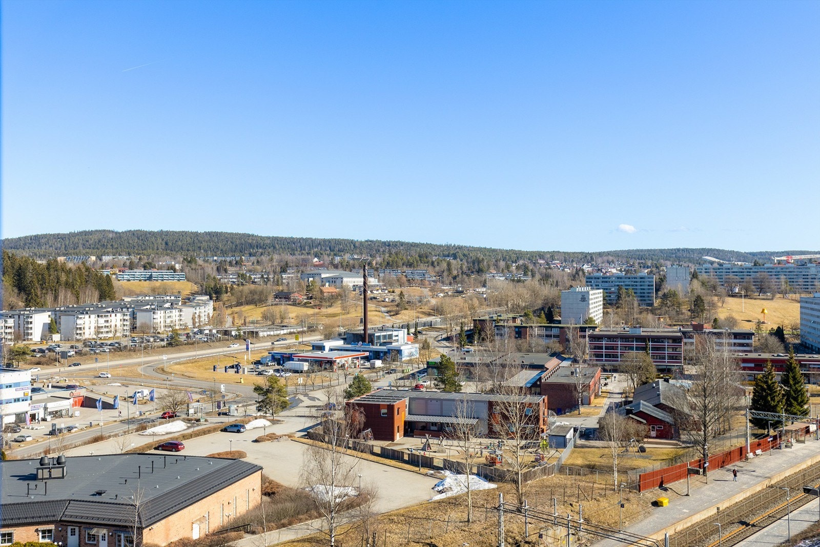 Herfra er det god utsikt ut mot området. Galleribilde