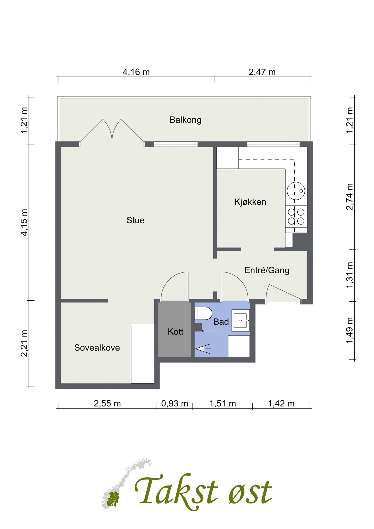 Plantegning Galleribilde
