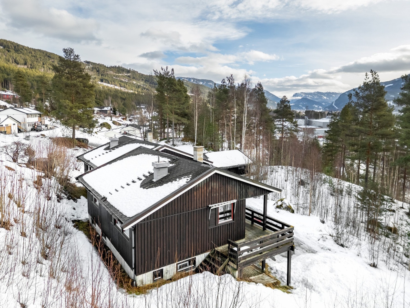 Hver bolig har to verandaer. Galleribilde