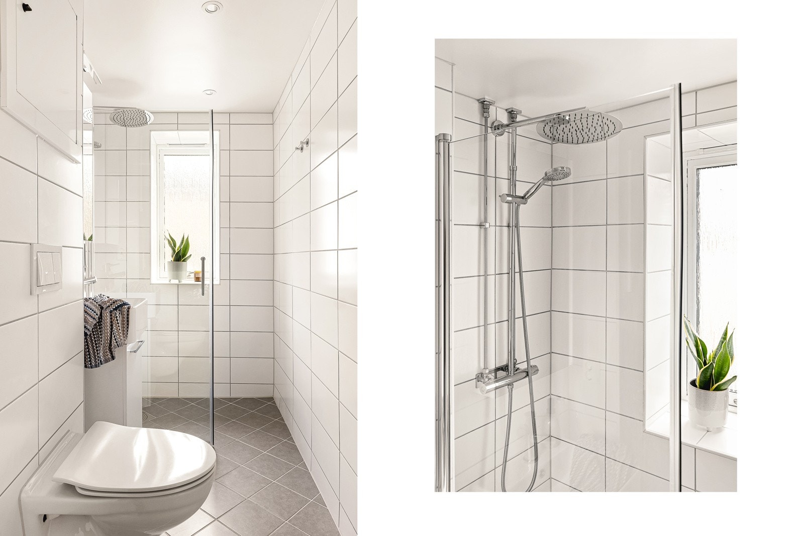 - Badet ble renovert i 2023 og er helfliset - Galleribilde