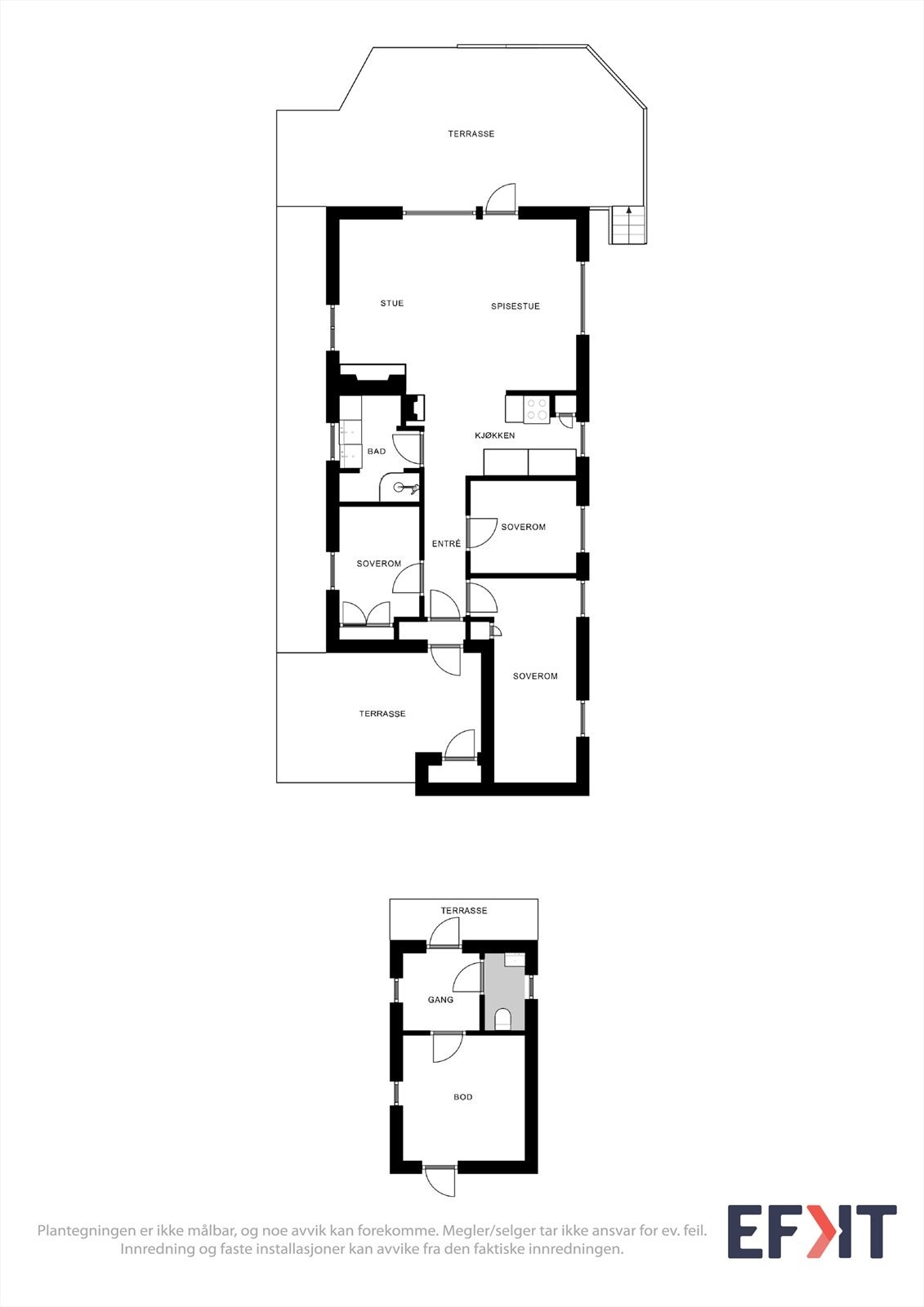 Plantegning Galleribilde