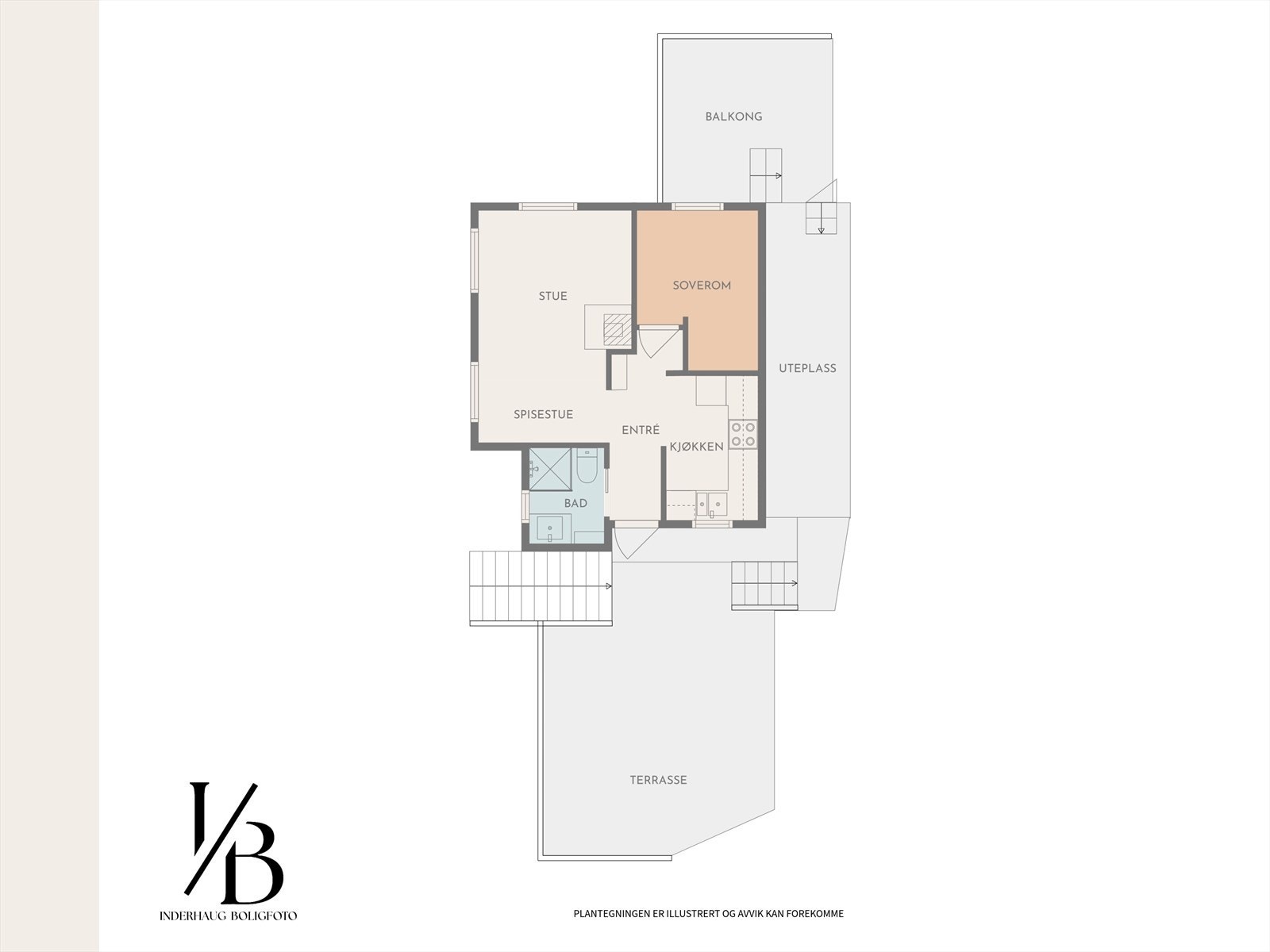 Planskisse - 1. etasje Galleribilde